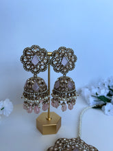 Load image into Gallery viewer, Neelam Jhumki Tikka (6 colours)