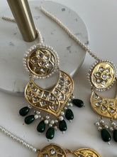 Load image into Gallery viewer, Inder Kundan Earring Set