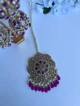 Load image into Gallery viewer, Neelam Jhumki Tikka (6 colours)