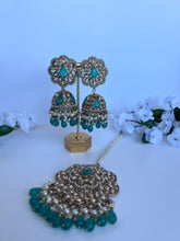 Load image into Gallery viewer, Neelam Jhumki Tikka (6 colours)