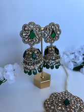 Load image into Gallery viewer, Neelam Jhumki Tikka (6 colours)