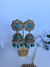 Load image into Gallery viewer, Neelam Jhumki Tikka (6 colours)