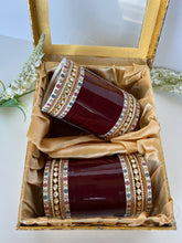 Load image into Gallery viewer, Pachi Kundan Choora