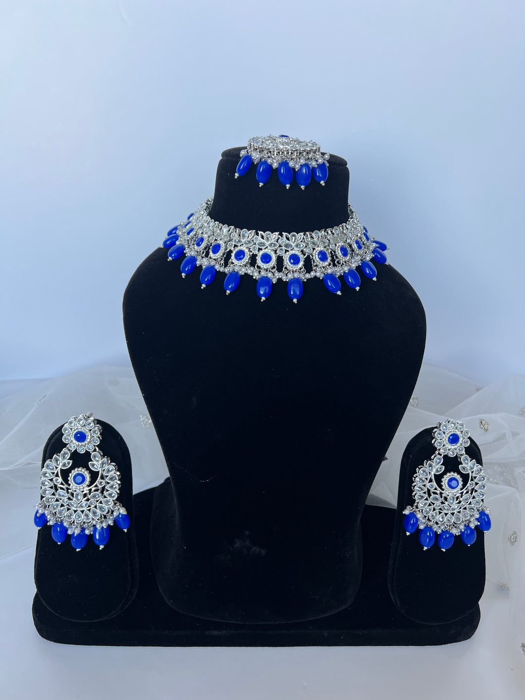 Royal Blue and Silver