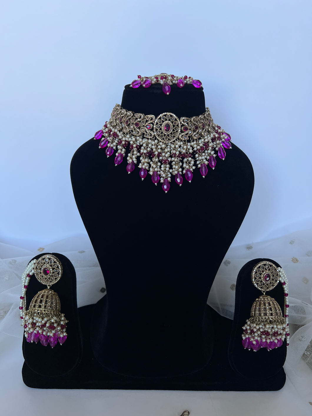 Hot Pink Pakistani Set