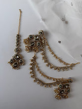 Load image into Gallery viewer, Ruheen Kundan Earrings Set (3 colours)
