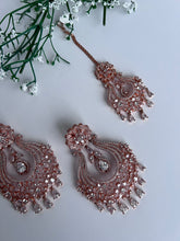 Load image into Gallery viewer, Rose Gold Statement Earrings
