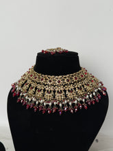 Load image into Gallery viewer, Maroon Bridal Set
