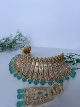 Load image into Gallery viewer, Sage Meenakari Set
