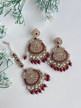 Load image into Gallery viewer, Ekta Earring Tikka Set (4 colours)
