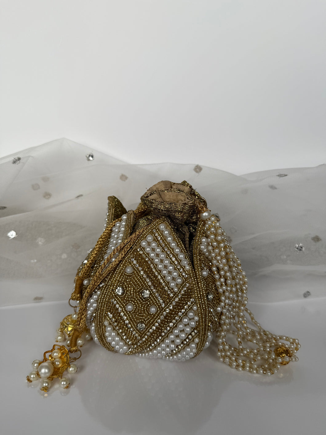 Golden Pearl Potli