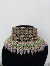 Load image into Gallery viewer, Nabeela Pakistani Set Mint &amp; Pink
