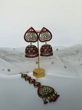 Load image into Gallery viewer, Maroon Jhumki
