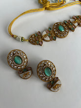 Load image into Gallery viewer, Sabyasachi Choker Blue Pink
