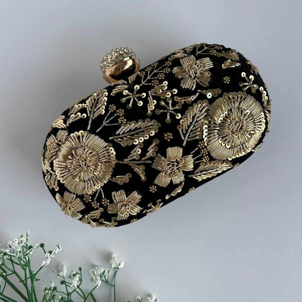 Black Oval Clutch