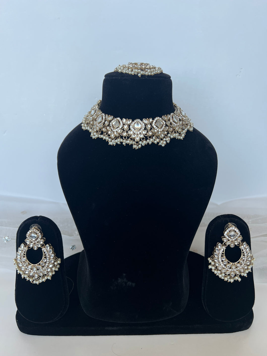 Rita Kundan Set White