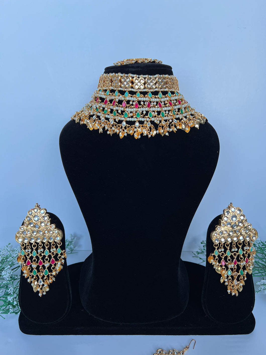Ameerah Kundan Set (multi)