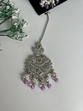 Load image into Gallery viewer, Lilac &amp; Silver Choker
