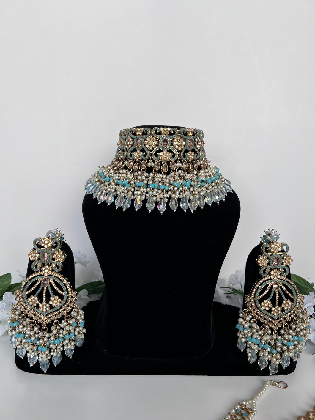 Nabeela Pakistani Set Blue