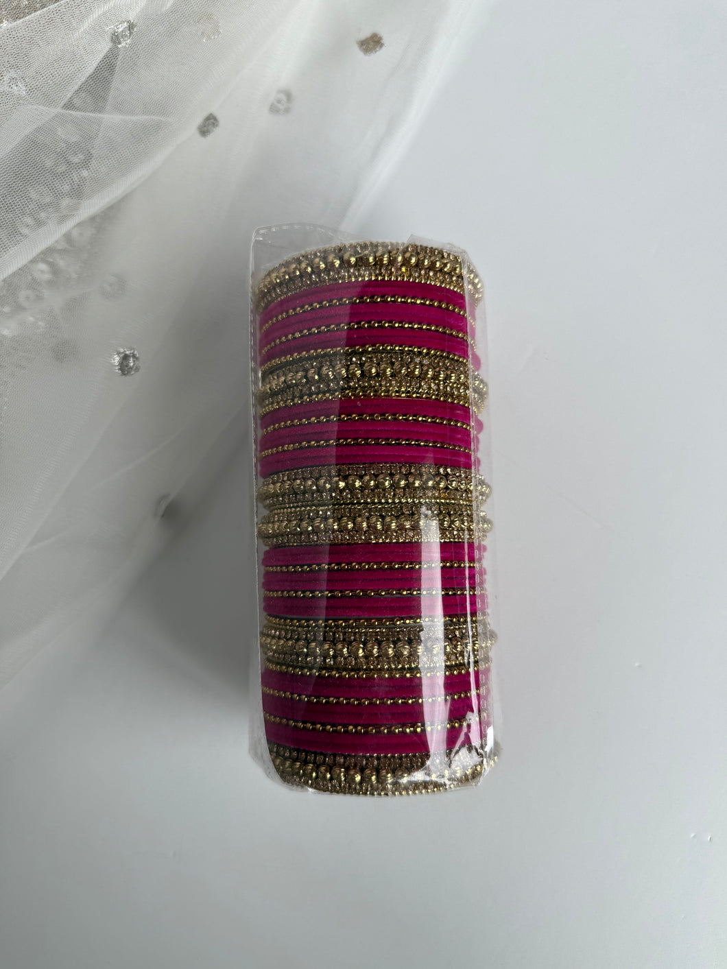 Magenta Antique Bangles