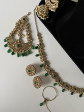 Load image into Gallery viewer, Savneet Bridal Set (Emerald Green)
