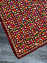 Load image into Gallery viewer, Maroon Multi Phulkari
