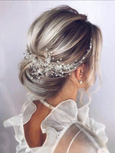 Load image into Gallery viewer, Crystal hair piece
