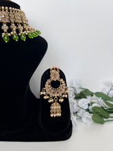 Load image into Gallery viewer, Mehndi Green Choker Set
