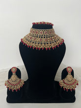 Load image into Gallery viewer, Pavan Maroon Bridal Set
