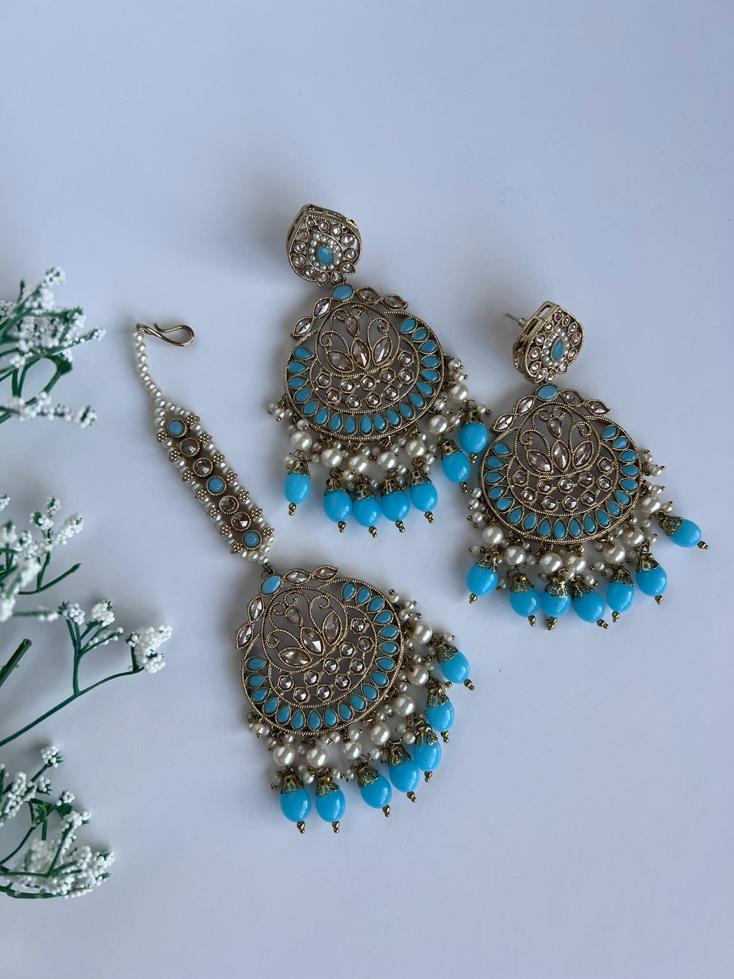 Ekta Earring Tikka Set (4 colours)