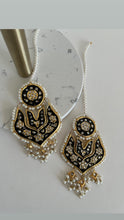 Load image into Gallery viewer, Meenakari Kundan Earrings (2 colours)
