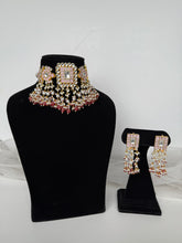 Load image into Gallery viewer, Sukh Kundan Set (pink)

