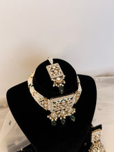 Load image into Gallery viewer, Emerald Green Set in Meenakari
