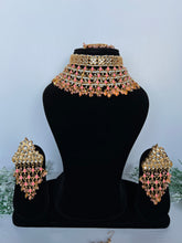 Load image into Gallery viewer, Ameerah Kundan Set (pink)
