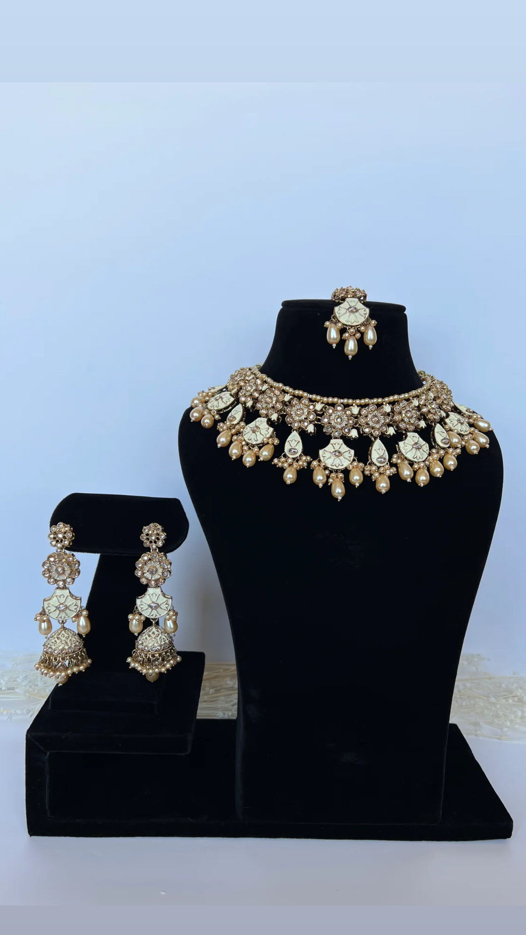 Ivory Meenakari Set
