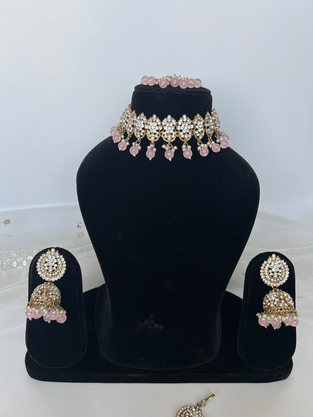 Kundan Stones Pink