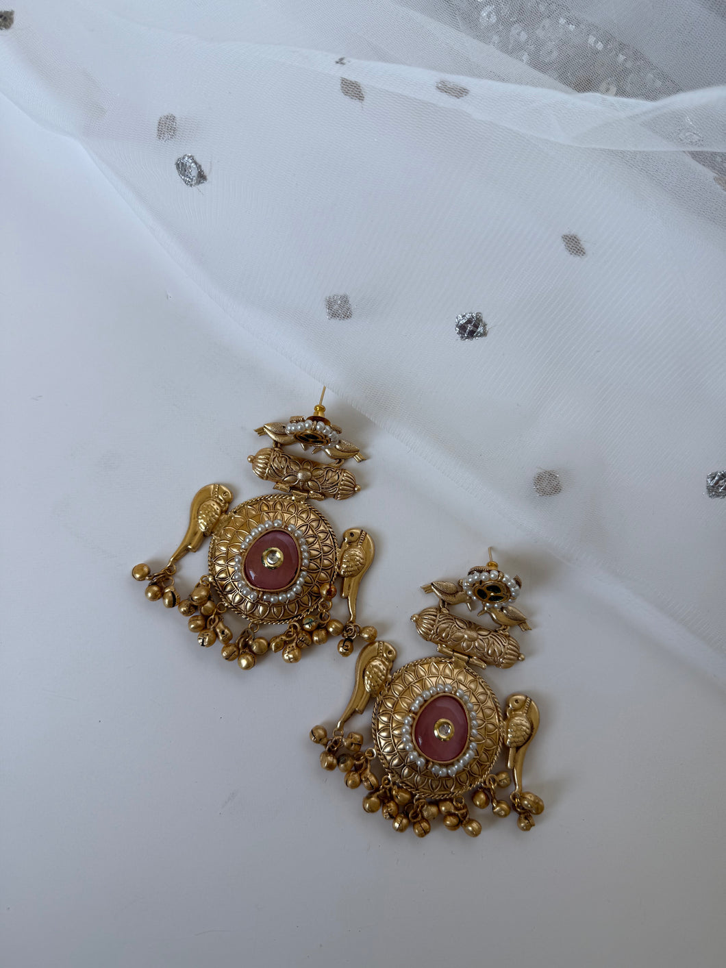 Husan Kundan Earrings