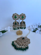 Load image into Gallery viewer, Neelam Jhumki Tikka (6 colours)
