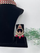 Load image into Gallery viewer, Red choker set
