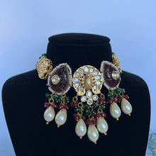 Load image into Gallery viewer, Amarpali Maroon Set
