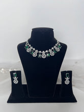 Load image into Gallery viewer, Fantasy Silver and Emerald Set
