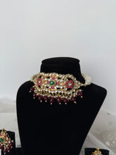 Load image into Gallery viewer, Burgundy Choker Set
