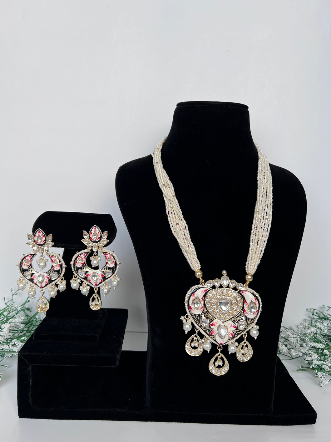 Meenakari Long Set
