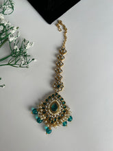 Load image into Gallery viewer, Teal Kundan Set
