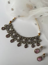 Load image into Gallery viewer, Pink Amarpali Necklace
