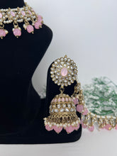 Load image into Gallery viewer, Ramneek Pink Kundan Set
