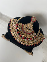 Load image into Gallery viewer, Pavan Maroon Bridal Set
