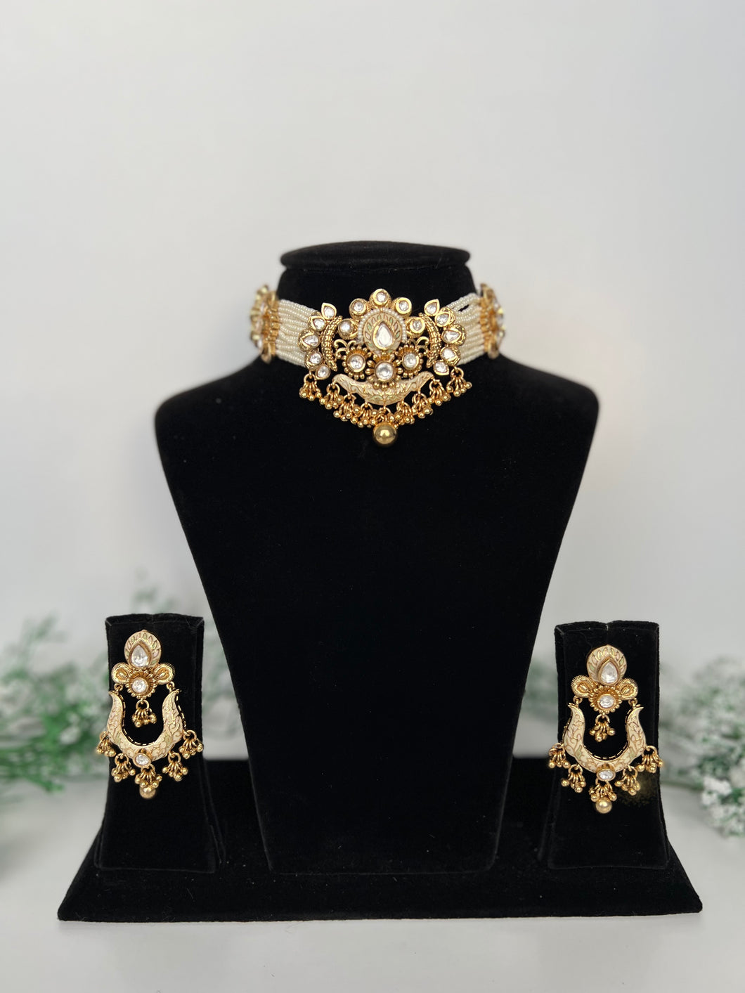 Meenakari Antique Set