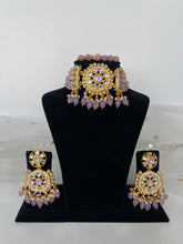 Load image into Gallery viewer, Lilac Kundan Set
