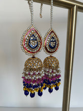 Load image into Gallery viewer, Meenakari Jhumke
